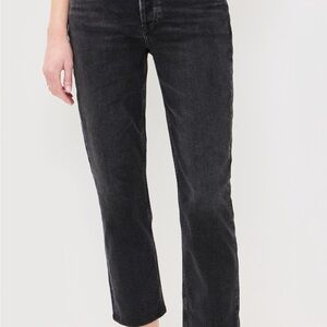 Agolde - Riley High Rise Straight Crop Jeans